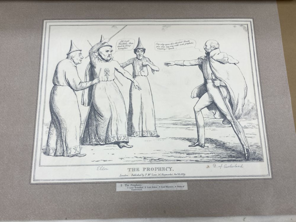 H.B (John Doyle) - Political Sketches, published by Thomas McLean, vols 1 and 2